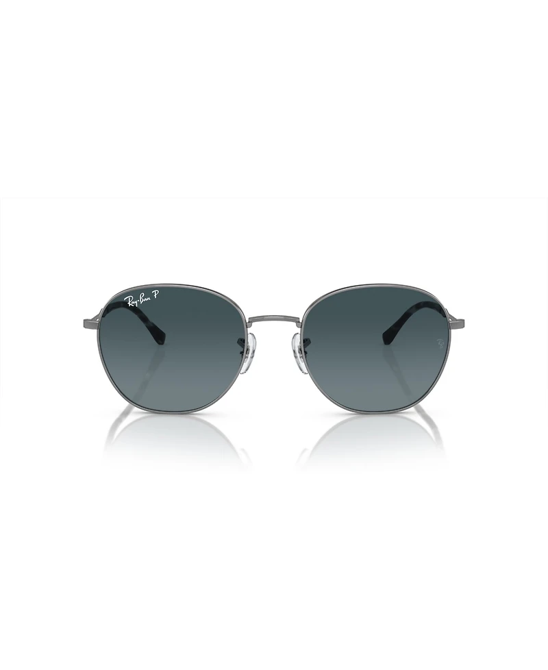 Ray-Ban Unisex Polarized Round Sunglasses