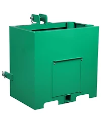 gaomon 3 Point Ballast Box Steel Tractor Attachment for Category 1, 800 lb Capacity with 2 I