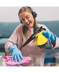 Costway Multifunction Portable Steamer Household Steam Cleaner 1050W with Attachments
