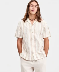 Sun + Stone Men's Chase Camp Shirt, Macy's Exclusive