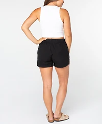 Celebrity Pink Juniors' Cargo Cuffed Shorts