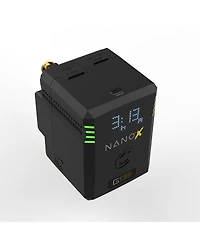 Core Swx Nanox Micro 150 150Wh 14.8V Gold Mount Smart Battery, 2-Pack, Bundle with Gpm-X2A Super Compact 3-Stud Gold-Mount Fast Charger