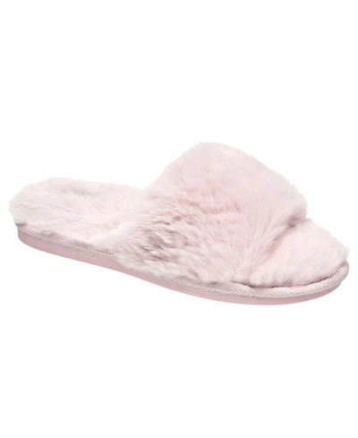 Nine West Women's Faux Fur Slippers Blush