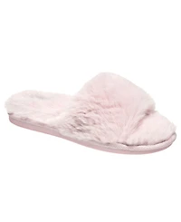 Nine West Women's Faux Fur Slippers Blush