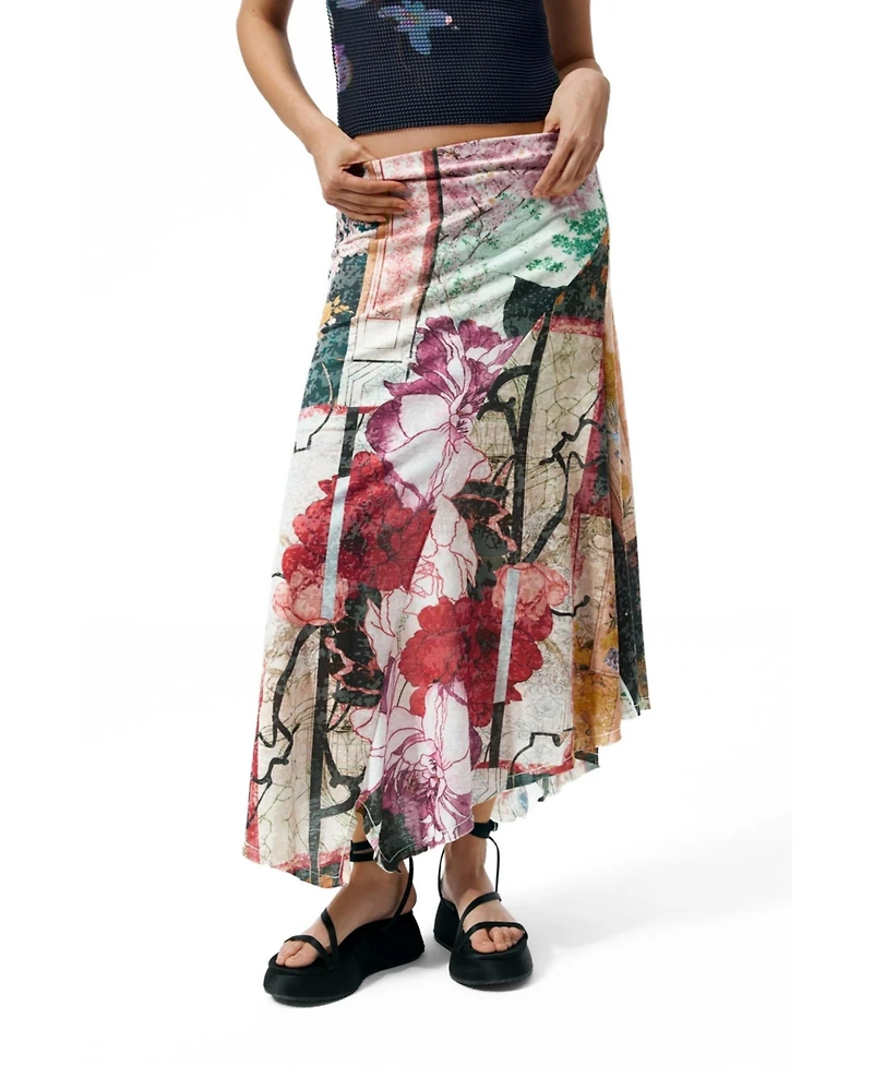 Desigual Women's Long printed skirt