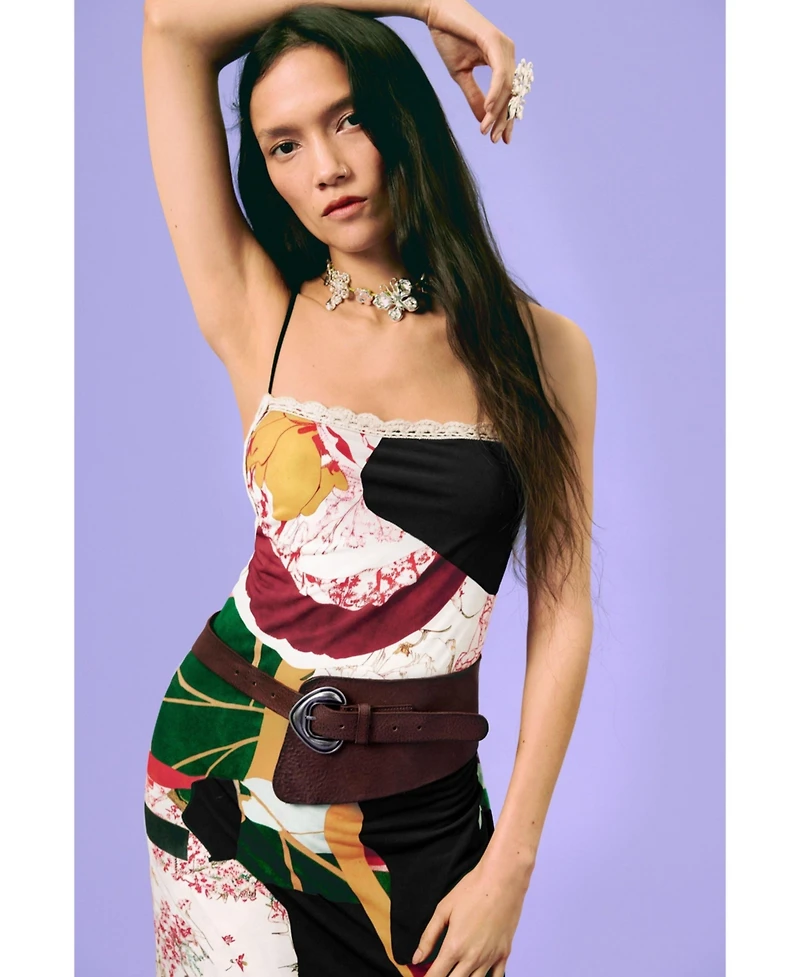 Desigual Women's Strappy knit dress