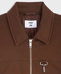 Mode of One Men's Flight Utilitarian Cotton-Blend Relaxed-Fit Bomber Jacket, Macy's Exclusive