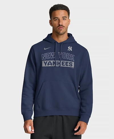 Nike Men's Navy New York Yankees Primetime Club Hoodie