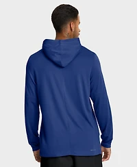 Nike Men's Royal New York Mets Authentic Collection Dri-fit Long Sleeve Hooded T-Shirt