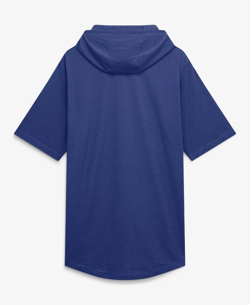 Nike Men's Royal Chicago Cubs Arched Wordmark Tri-Blend Hooded T-Shirt