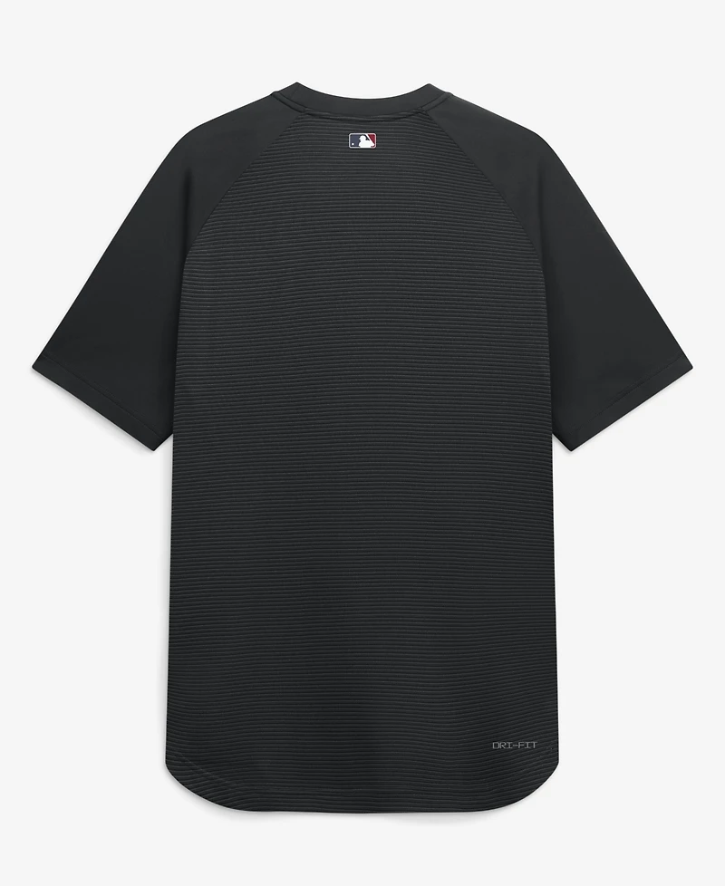 Nike Men's Black Pittsburgh Pirates Authentic Collection Batting Practice Pre-Game Raglan Dri-fit T-t-Shirt