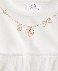 First Impressions Baby Girls' 0M-24M Necklace Velour Dress, Macy's Exclusive