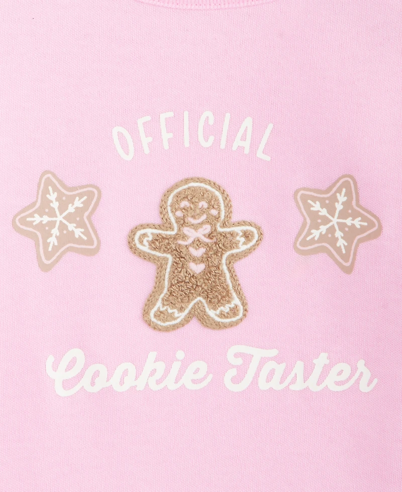 First Impressions Baby Girls' 3M-24M Mix & Match Long-Sleeve Cookie Taster T-Shirt, Macy's Exclusive