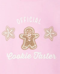 First Impressions Baby Girls' 3M-24M Mix & Match Long-Sleeve Cookie Taster T-Shirt, Macy's Exclusive