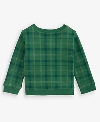 First Impressions Baby Boys' 3M-24M Mix & Match Plaid Sweatshirt, Macy's Exclusive