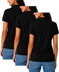 Galaxy By Harvic Women's Short Sleeve School Uniform Pique Polo Shirt- Pack