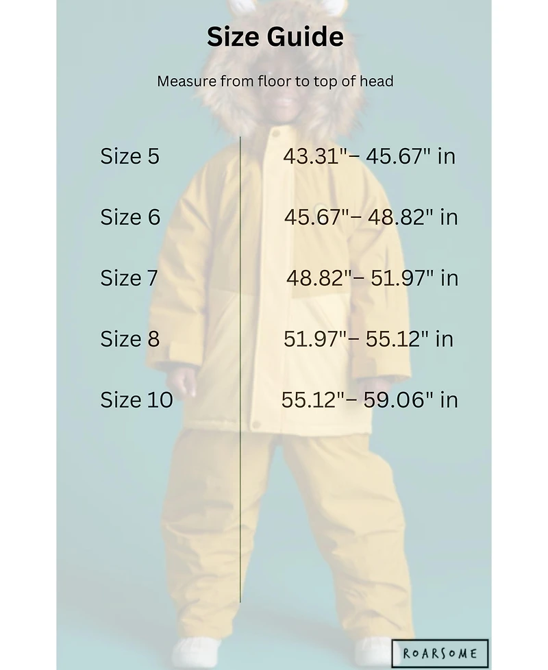 Roarsome Big Girls Sparkle the Unicorn Ski Jacket
