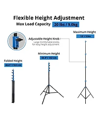 Flashpoint Pro Air-Cushioned Heavy-Duty Light Stand