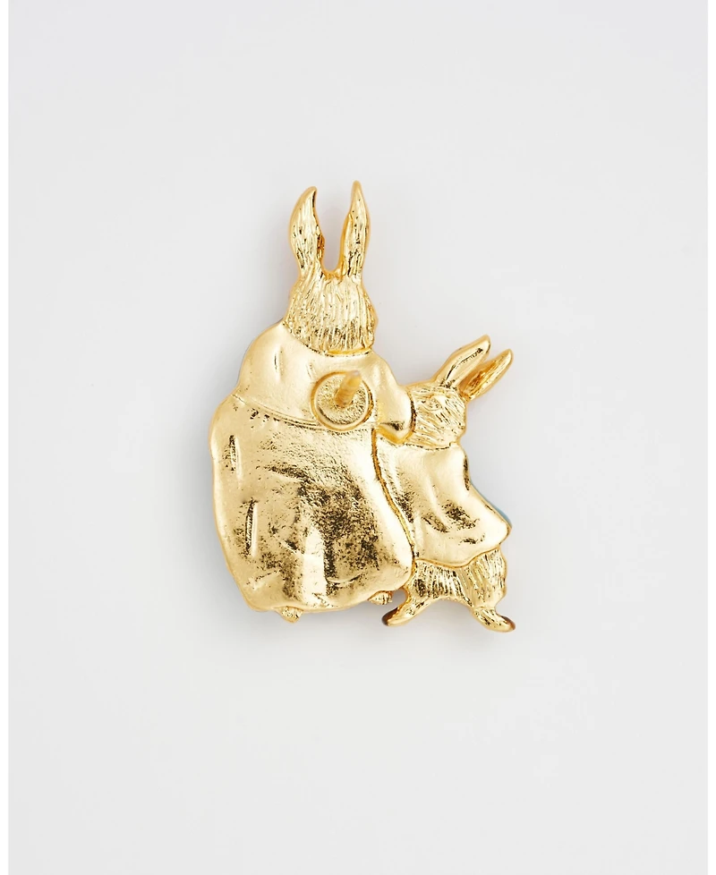Fable England Peter Rabbit Mrs Rabbit Brooch