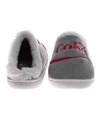 Coca-Cola Men's Coke Logo Casual Slippers Cozy SoftLined Warm Indoor Comfort Shoes