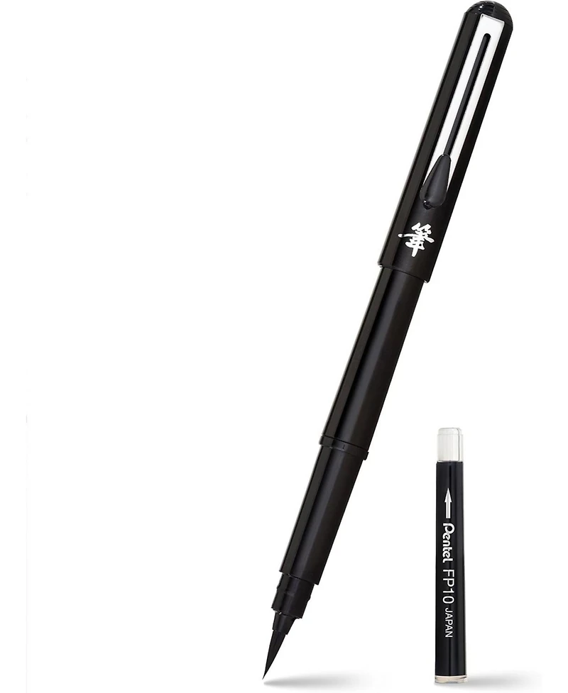 Pentel Pocket Brush Pen with 2 Refills