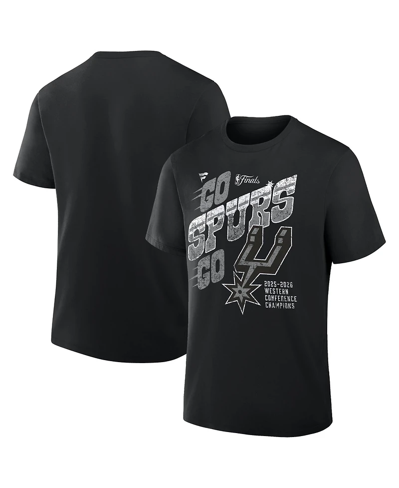 Fanatics Men's Black San Antonio Spurs 2026 Western Conference Champions Hometown T-Shirt