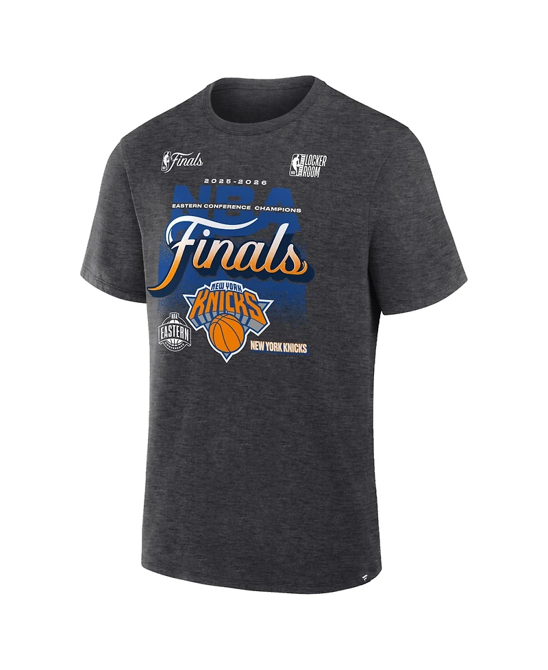 Fanatics Men's Charcoal New York Knicks 2026 Eastern Conference Champions Locker Room T-Shirt