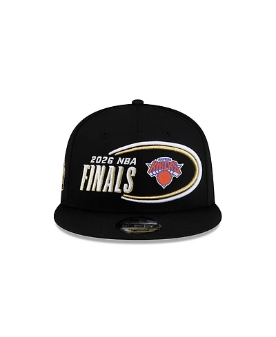 New Era Men's Black New York Knicks 2026 Eastern Conference Champions Locker Room 9FIFTY Snapback Hat