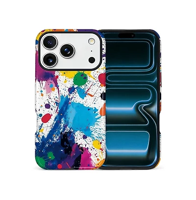 Gonez Case for iPhone 17 Pro Max, 2-in-1 Dual-Layer Shockproof Protection, Street Art Style Glossy