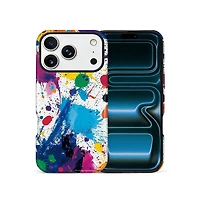 Gonez Case for iPhone 17 Pro Max, 2-in-1 Dual-Layer Shockproof Protection, Street Art Style Glossy