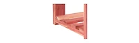 Household EssentialsCedarFresh 2-Tier Cedar Shoe Rack and Seat Bench