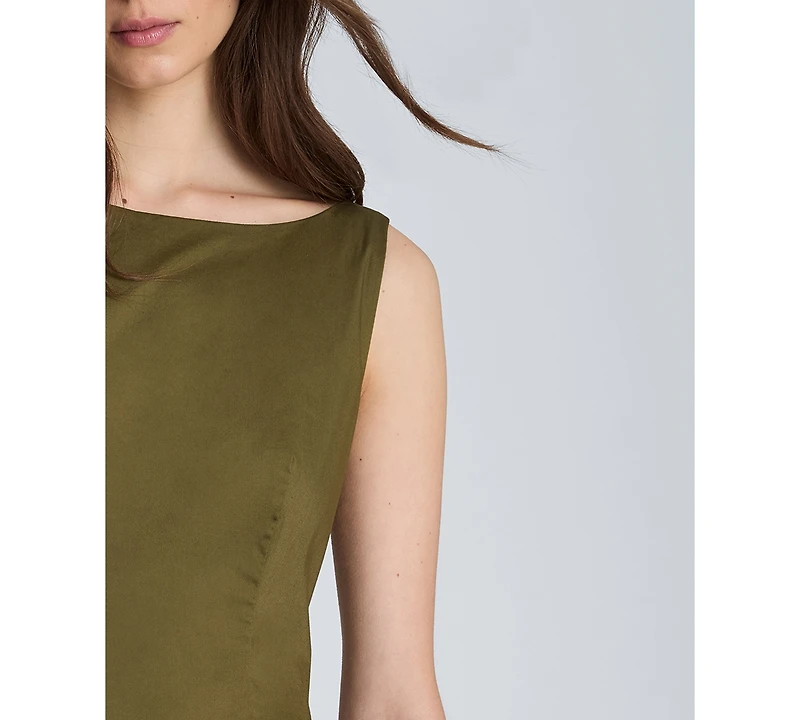 Kenneth Cole Women's Sleeveless Boatneck Mini Dress
