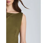 Kenneth Cole Women's Sleeveless Boatneck Mini Dress