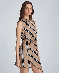 Kenneth Cole Women's Asymmetrical Hem Mini Dress