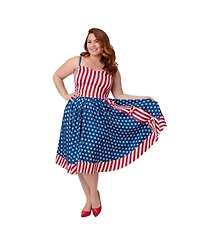 Unique Vintage Plus 1960s Rye Swing Skirt