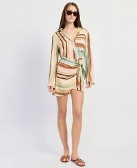 En Saison Women's Lana Long-Sleeve Mini Dress