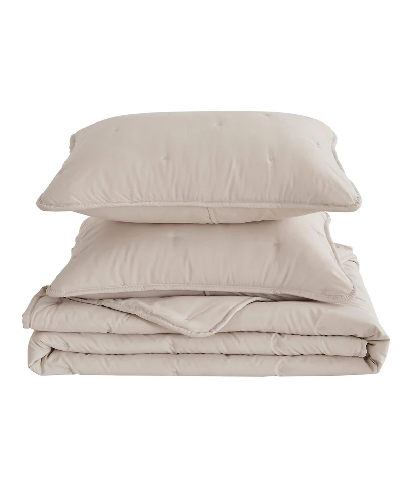 Linery Co. Detailed Dot Stitch Quilt Set With Shams