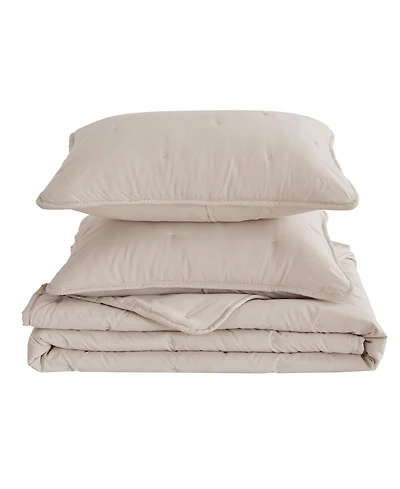 Linery Co. Detailed Dot Stitch Quilt Set With Shams