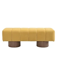 Flynama Chenille No-Assembly Dining Bench