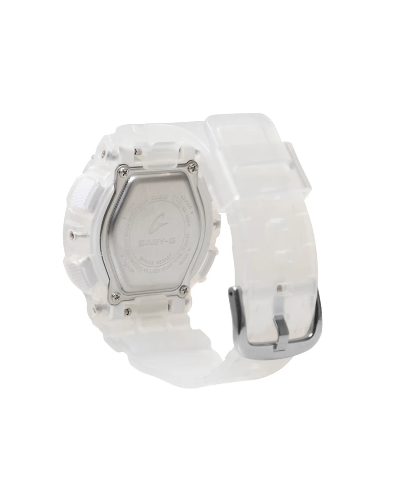 G-Shock Women's Baby G Japanese Quartz Analog Digital White Resin Watch 43.4mm