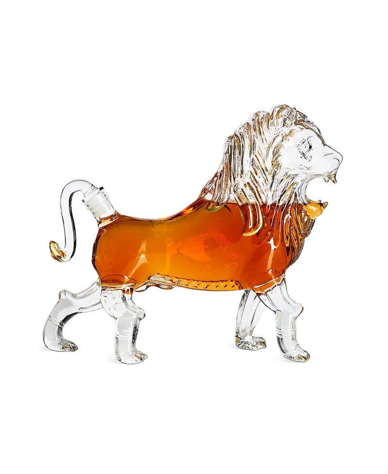 The Wine Savant Lion 17 oz. Whiskey Decanter