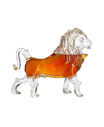 The Wine Savant Lion 17 oz. Whiskey Decanter