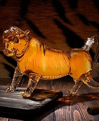The Wine Savant Tiger 34 oz. Whiskey Decanter