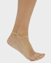 St. Moran Tarnish-Resistant Gold Alina Fishtail Chain Anklet