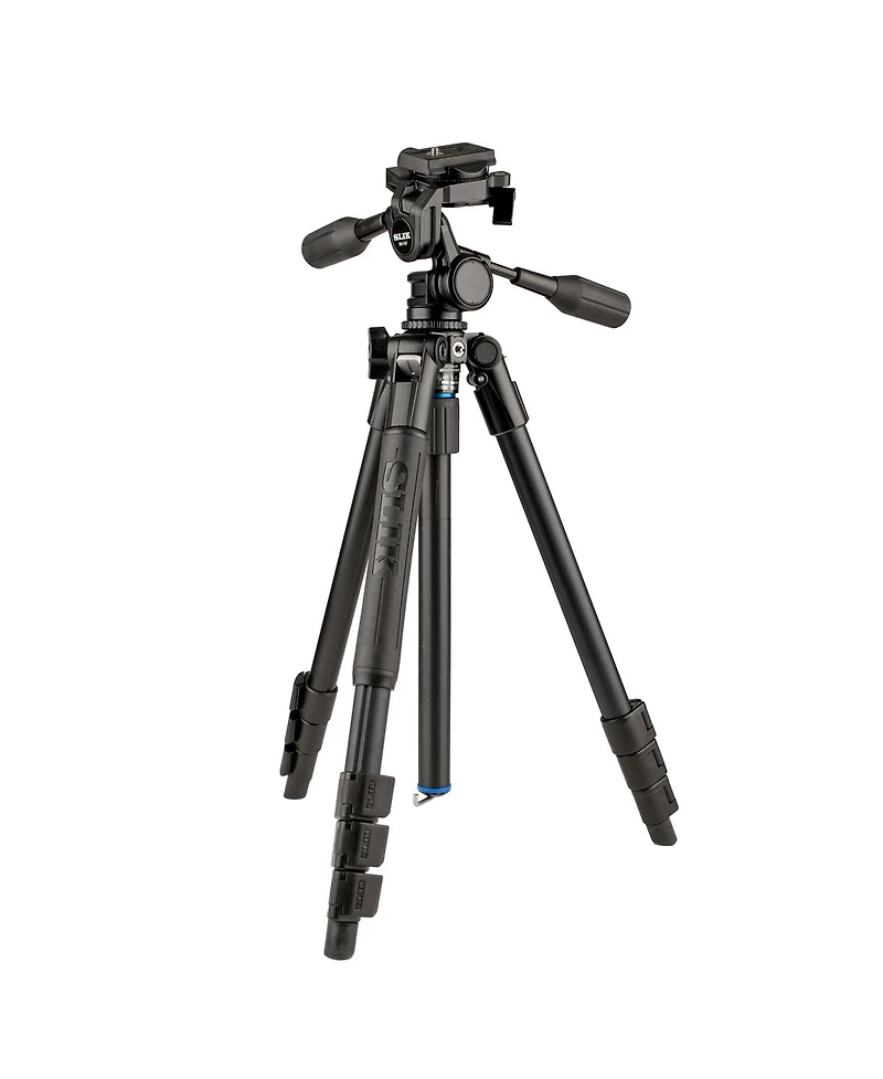 Slik Pro Al-324 4-Section Aluminum Tripod with Sh-747 3-Way Pan Head