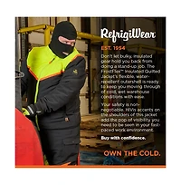 RefrigiWear Men's FrostFlex Insulated Quilted Jacket - -20°F Cold Protection, Flexible and Water-Repellent Workwear