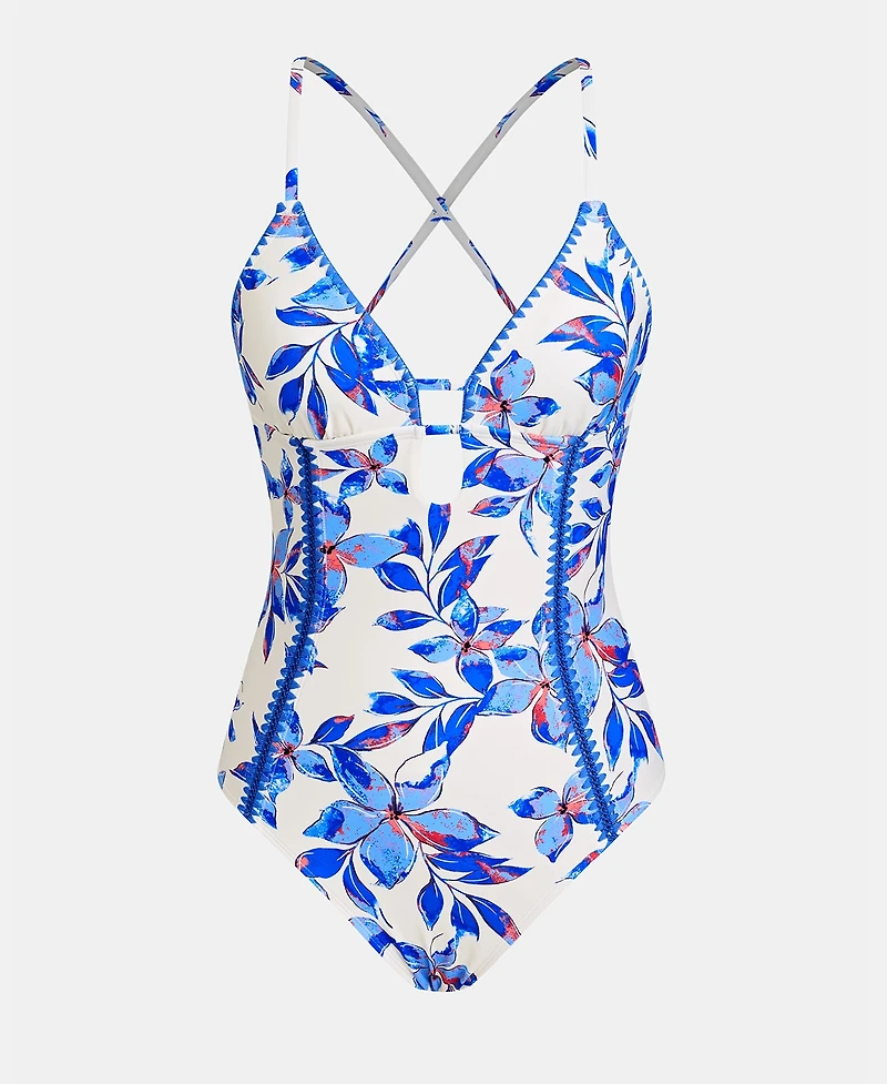 Cupshe Women's Act of Self-Love Floral One-Piece Swimsuit