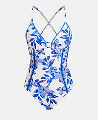 Cupshe Women's Act of Self-Love Floral One-Piece Swimsuit