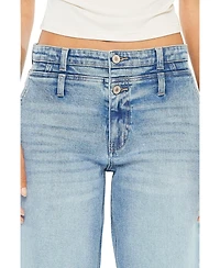 KanCan Women's Bodie Low Slung Baggy Jeans