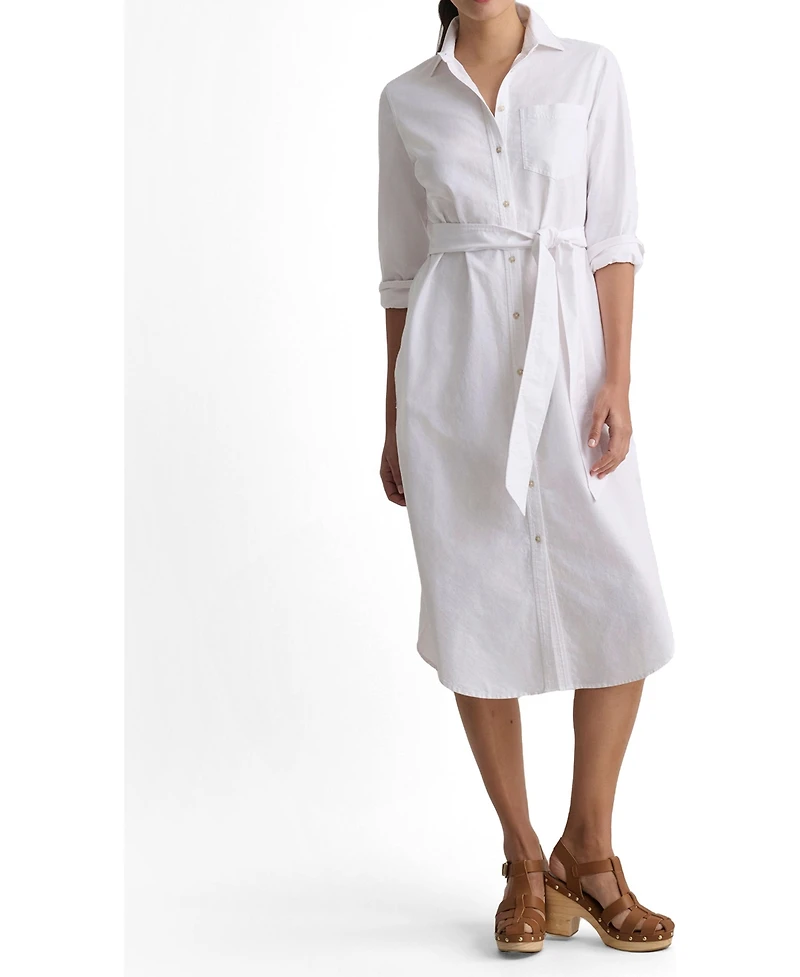 UNTUCKit Women's Cotton Oxford Relaxed Bailey Shirt Dress